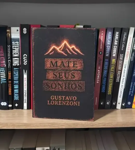 Livro Mate Seus Sonhos na estante, físico